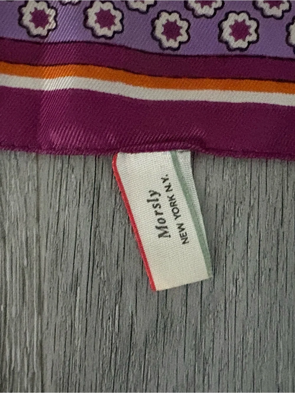 Vintage Groovy Morsly New York Scarf